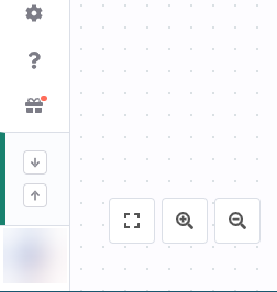 Pull and push buttons when menu is closed